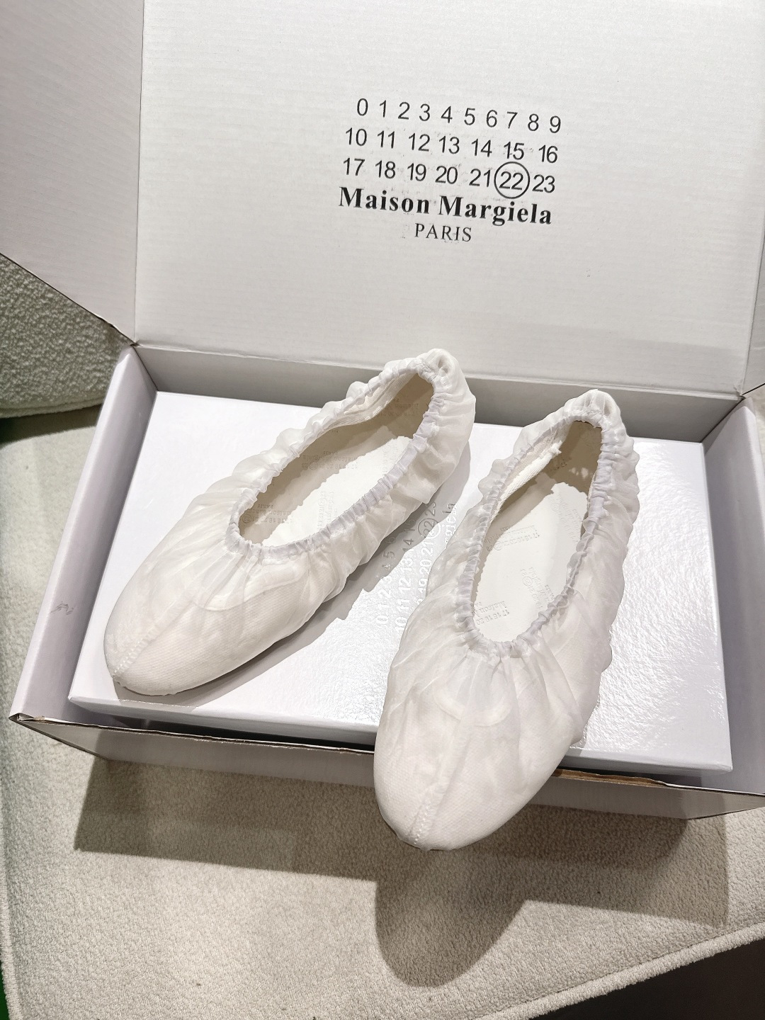 Maison Margiela Margiela 马吉拉的 褶皱芭蕾舞鞋‼
