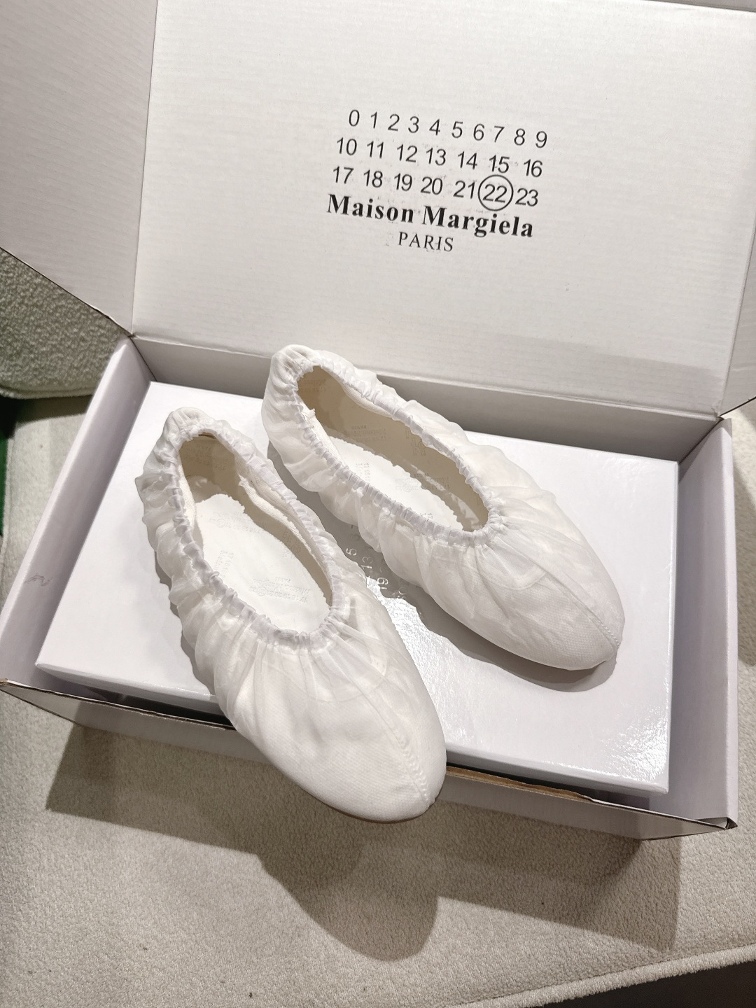 Maison Margiela Margiela 马吉拉的 褶皱芭蕾舞鞋‼