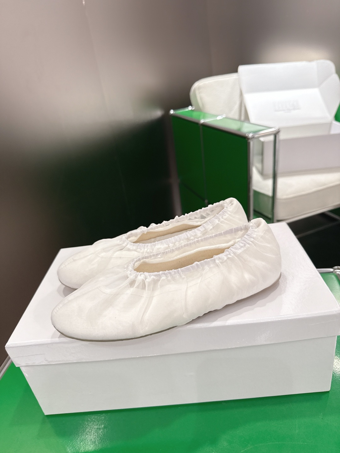 Maison Margiela Margiela 马吉拉的 褶皱芭蕾舞鞋‼