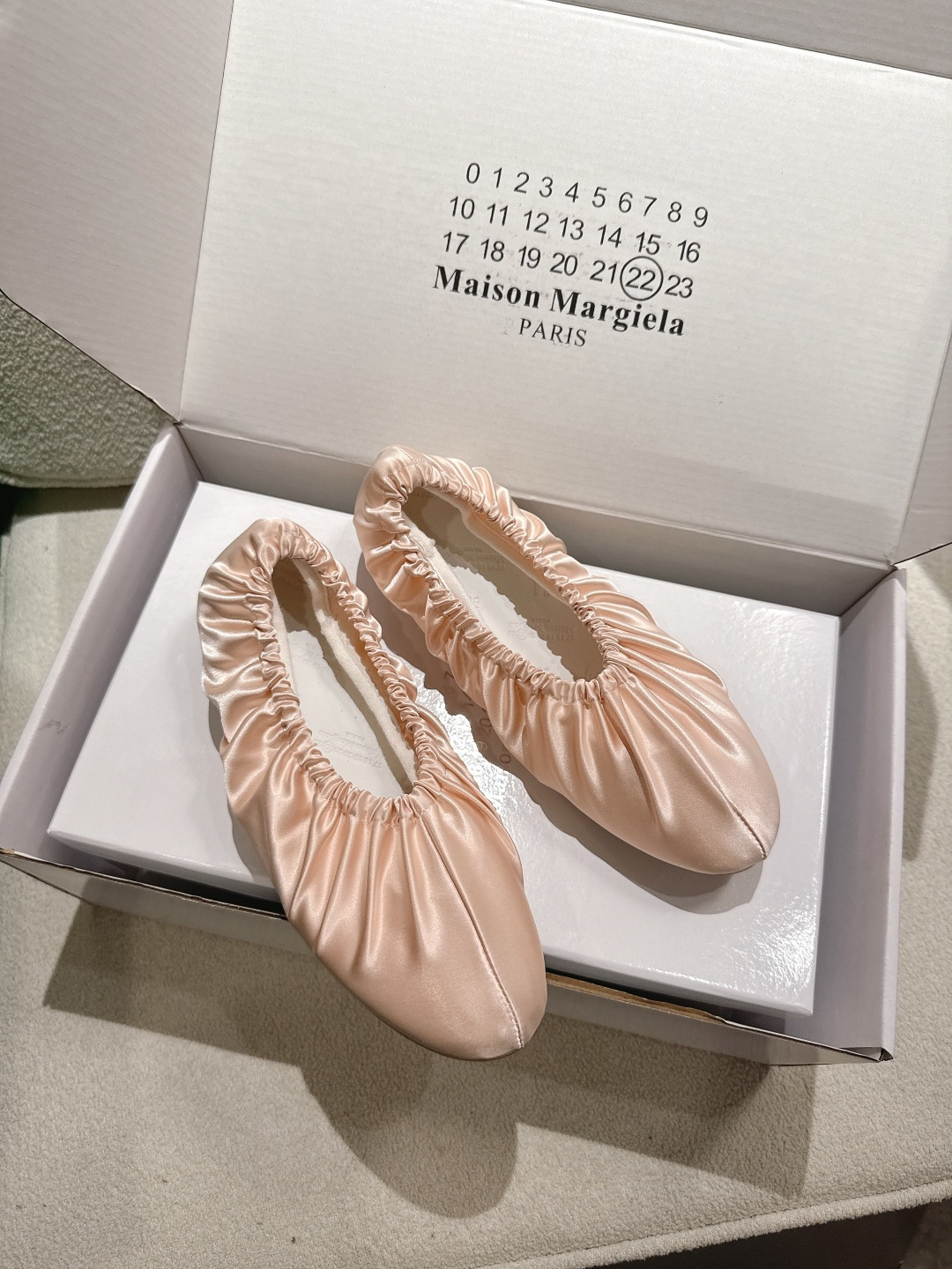 Maison Margiela Margiela 马吉拉的 褶皱芭蕾舞鞋‼