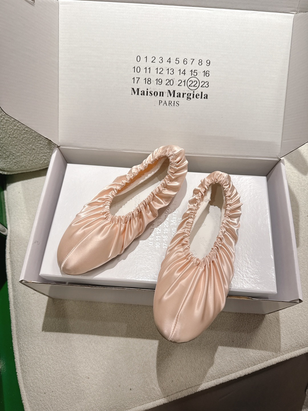 Maison Margiela Margiela 马吉拉的 褶皱芭蕾舞鞋‼