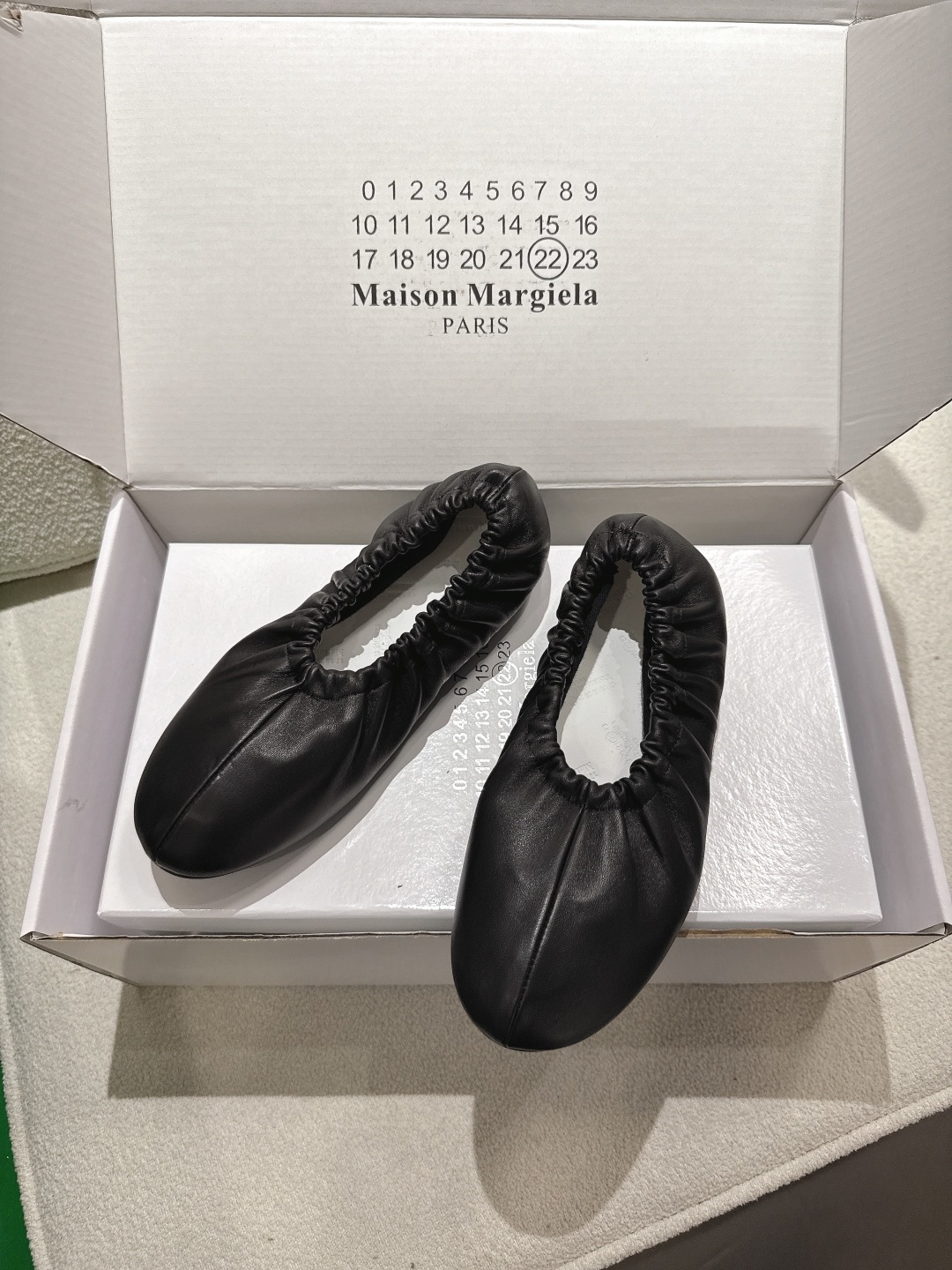 Maison Margiela Margiela 马吉拉的 褶皱芭蕾舞鞋‼
