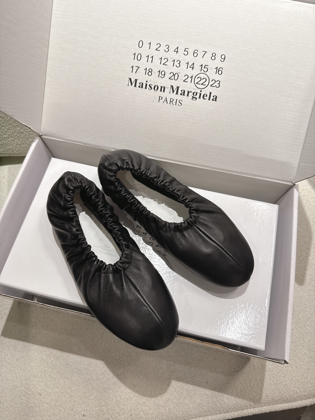 Maison Margiela Margiela 马吉拉的 褶皱芭蕾舞鞋‼