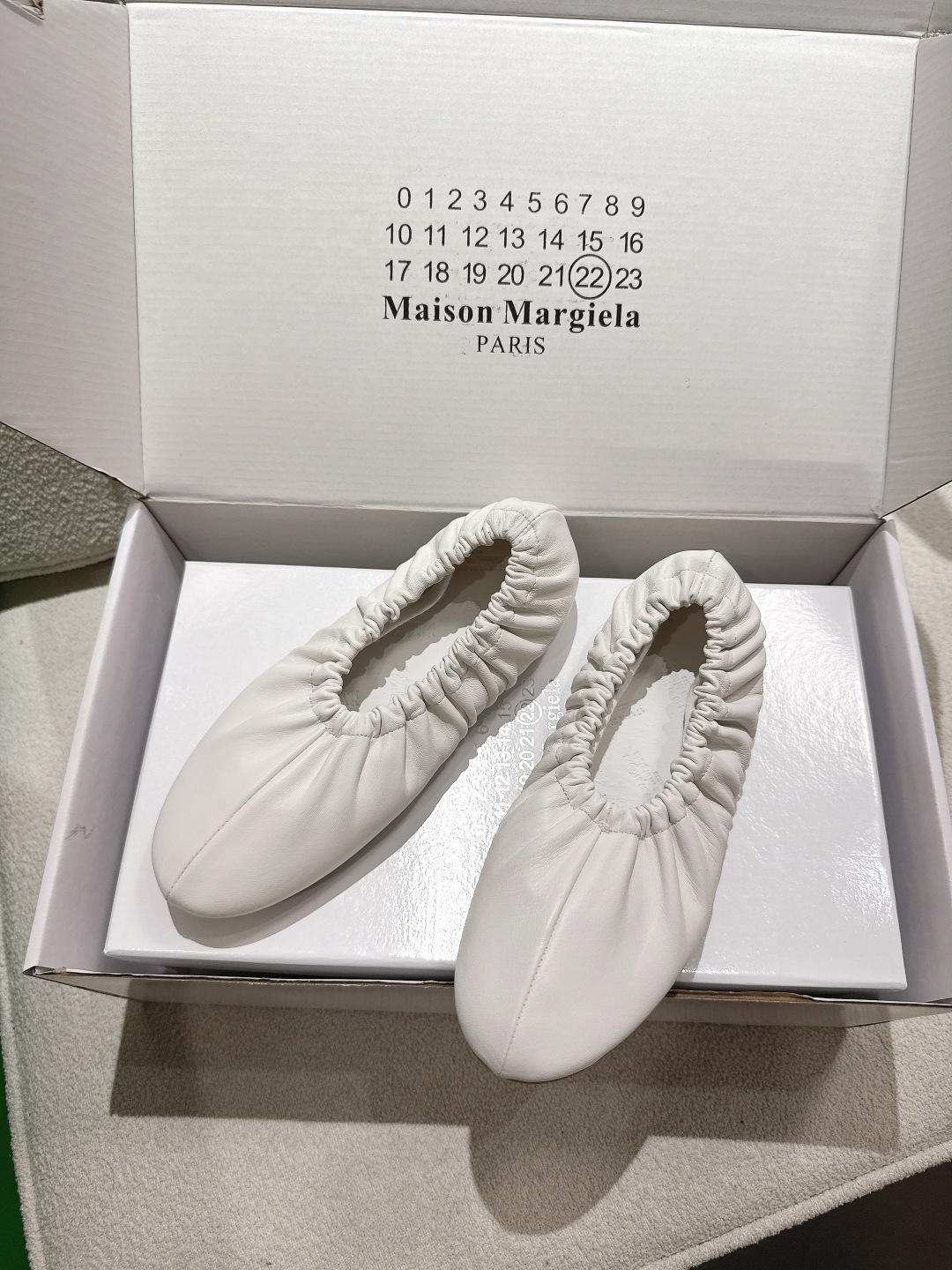 Maison Margiela Margiela 马吉拉的 褶皱芭蕾舞鞋‼
