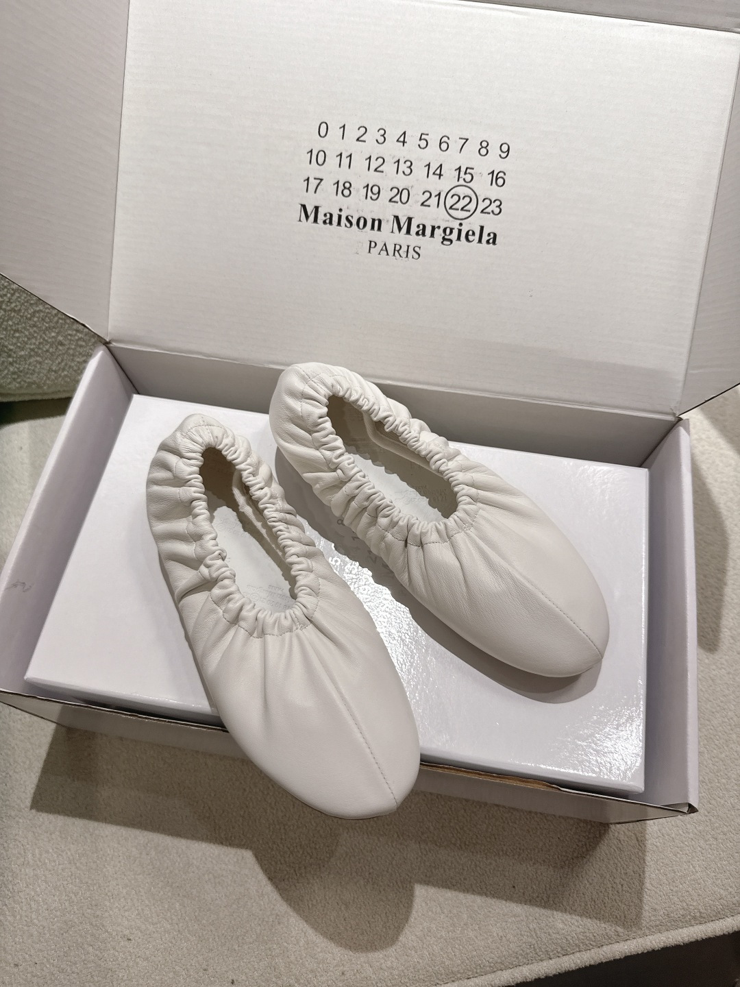 Maison Margiela Margiela 马吉拉的 褶皱芭蕾舞鞋‼