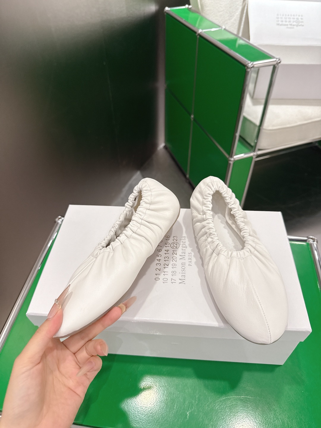 Maison Margiela Margiela 马吉拉的 褶皱芭蕾舞鞋‼