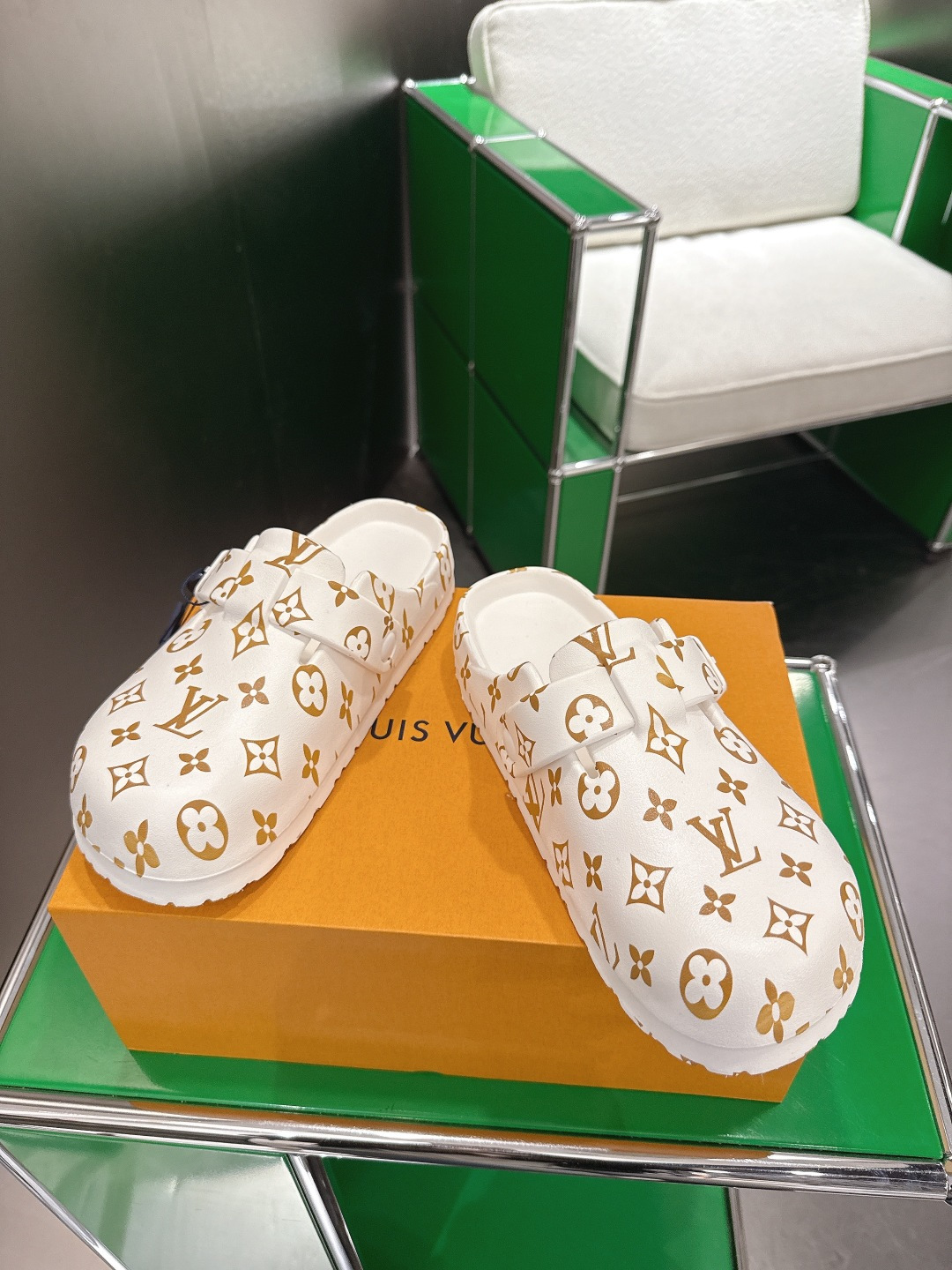 Louis Vuitton Louis Vuiton 路易威登 半拖包头鞋‼