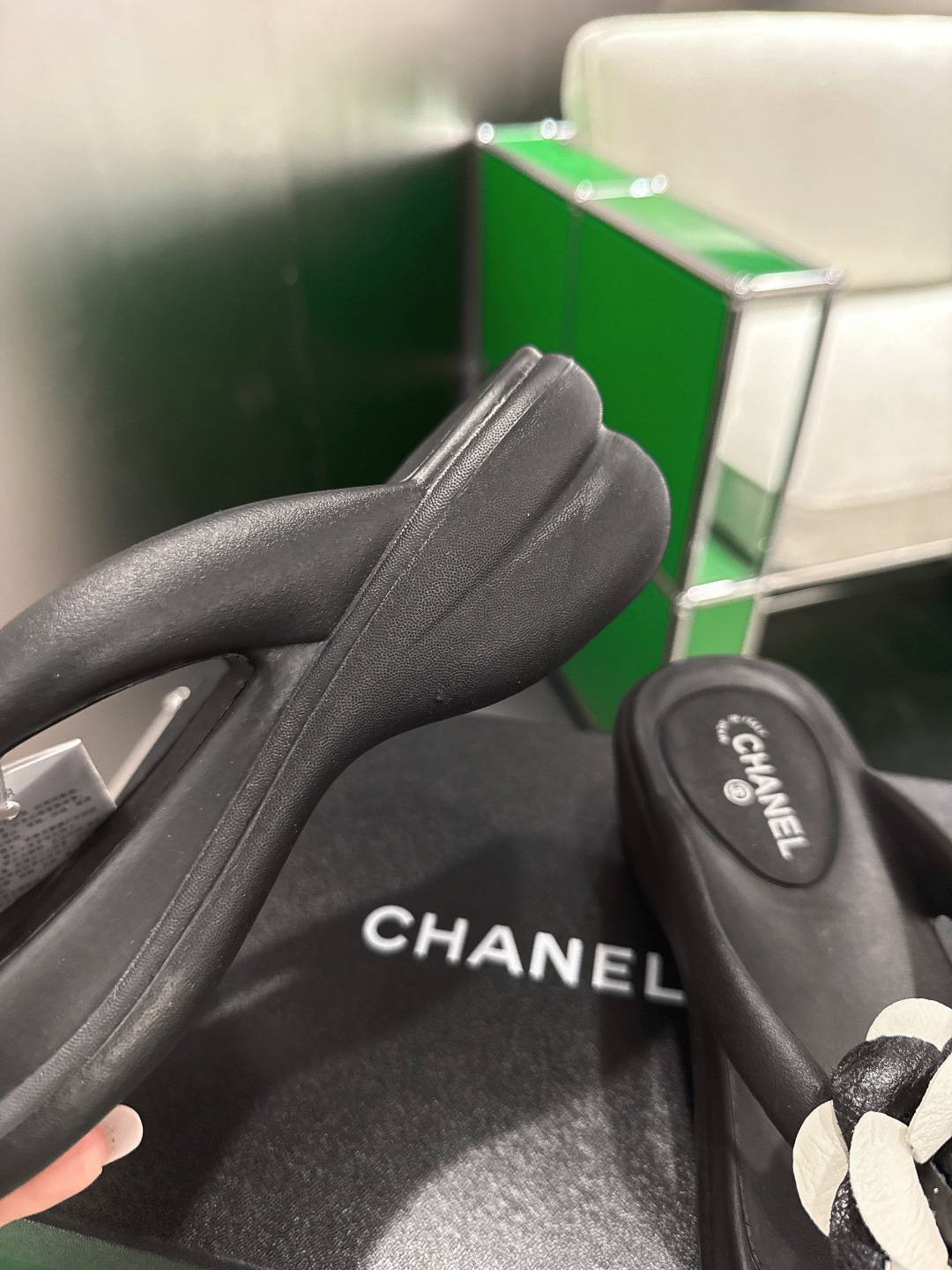 Chanel 360 ，韩版潮流夏季 人字拖‼