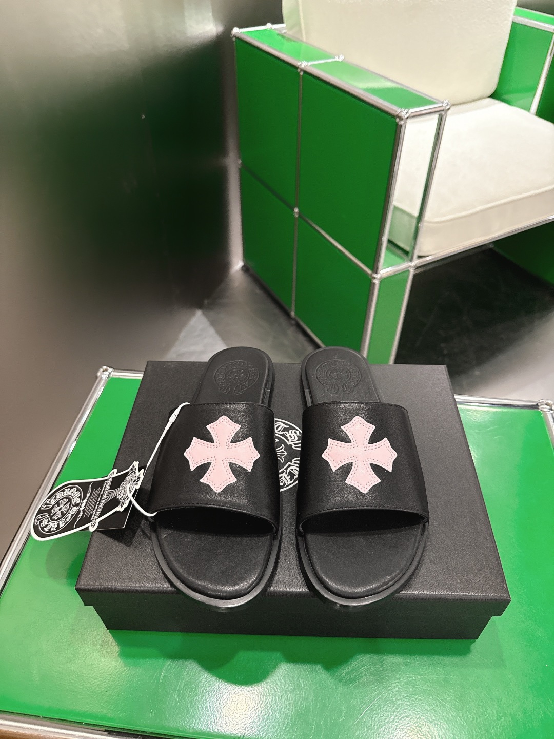 Chrome Hearts 克罗心拖鞋‼