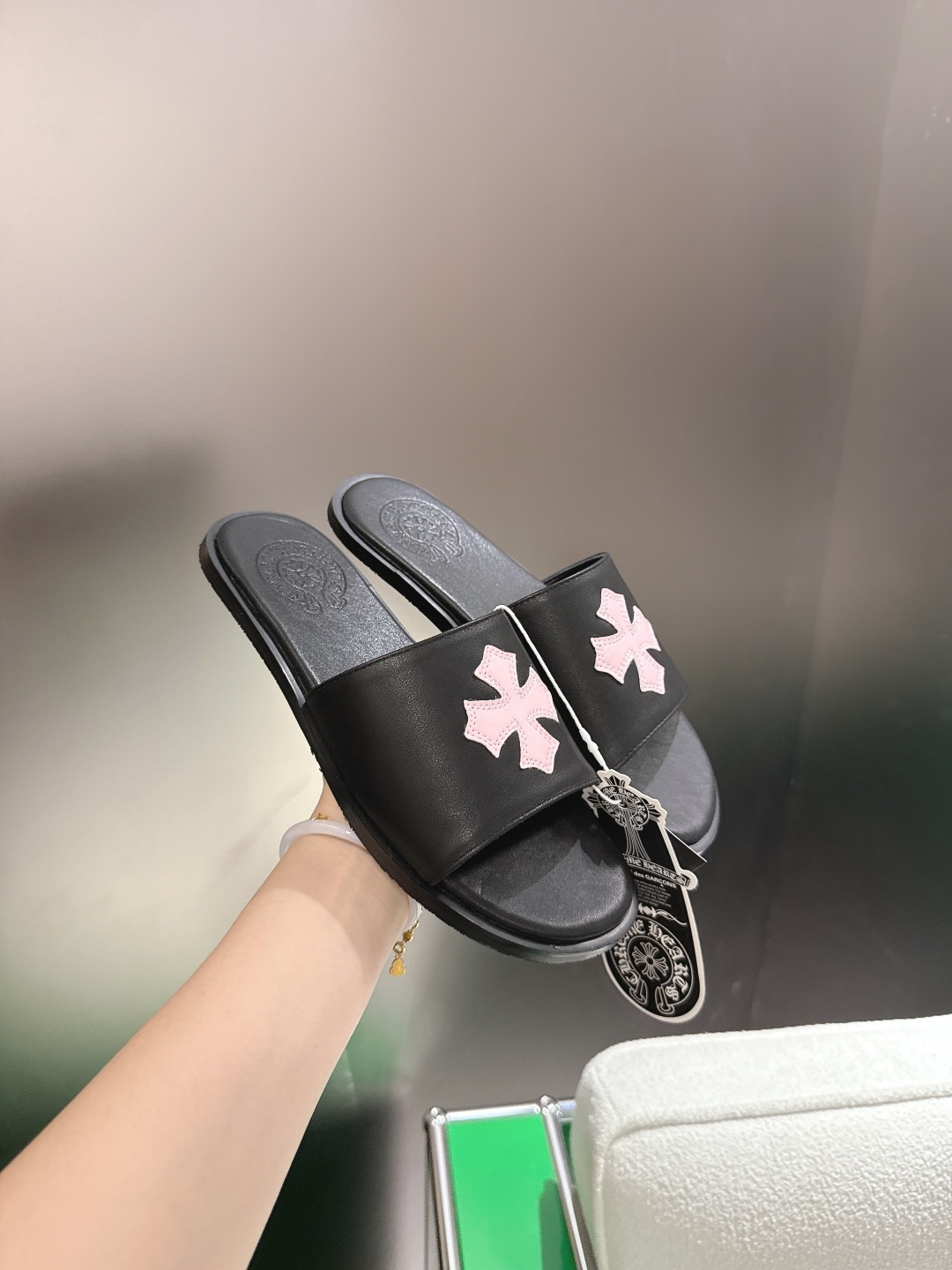 Chrome Hearts 克罗心拖鞋‼