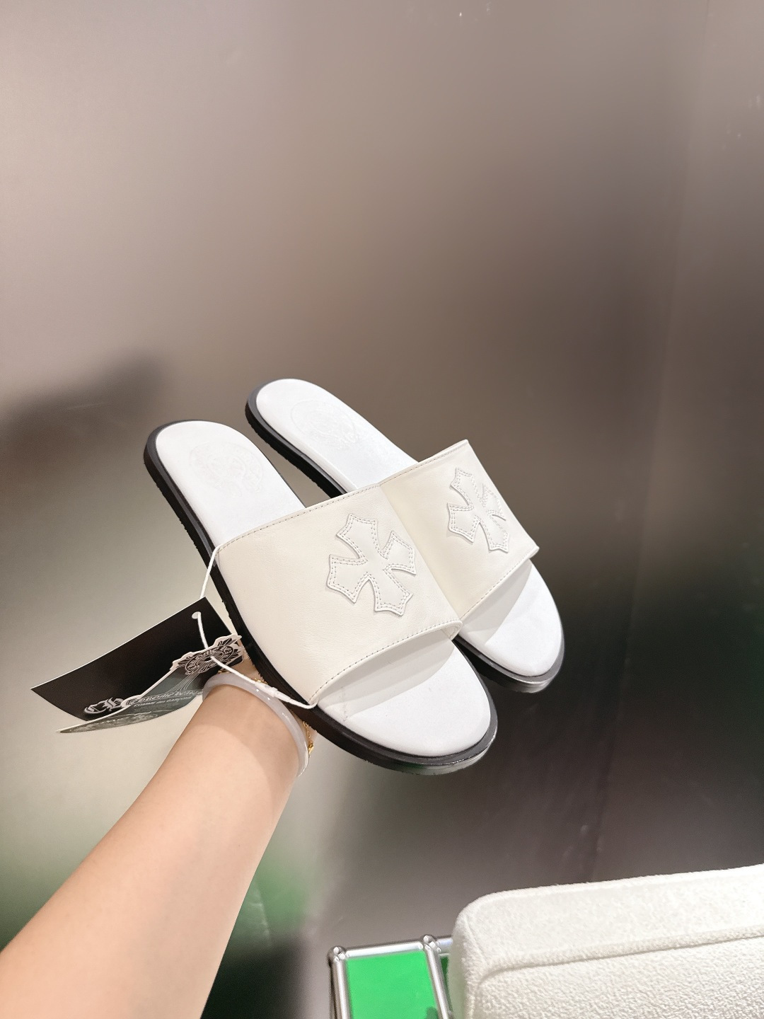 Chrome Hearts 克罗心拖鞋‼