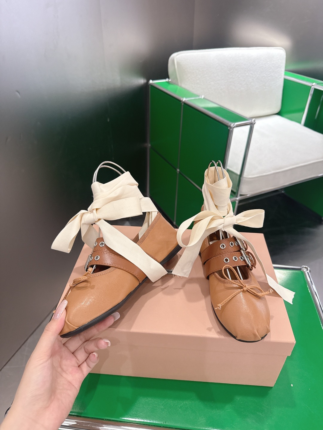 Miu Miu MiuMiu 缪缪 法式仙女芭蕾舞跳舞鞋‼