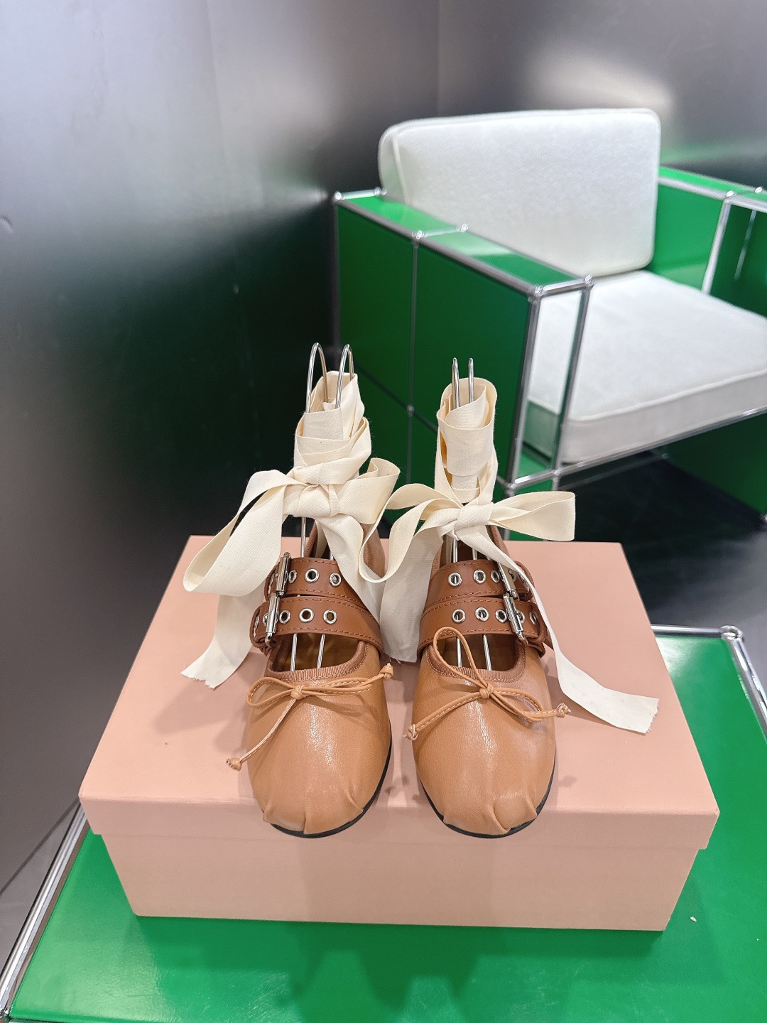 Miu Miu MiuMiu 缪缪 法式仙女芭蕾舞跳舞鞋‼