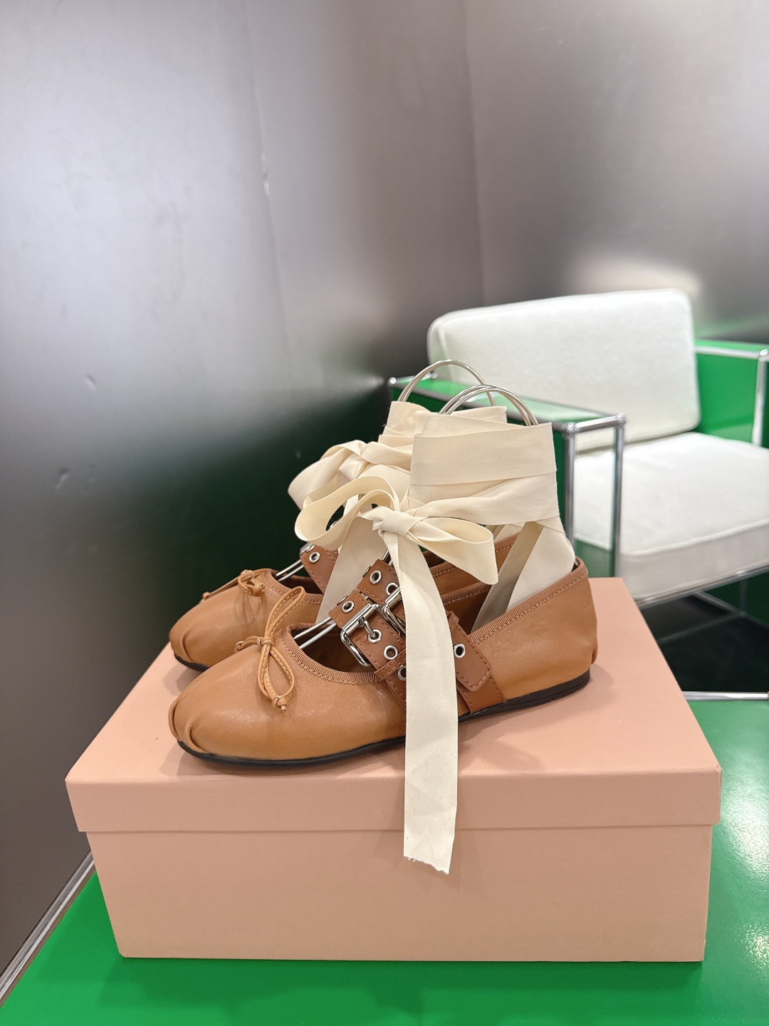 Miu Miu MiuMiu 缪缪 法式仙女芭蕾舞跳舞鞋‼
