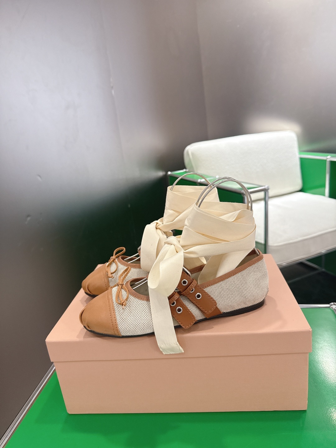 Miu Miu MiuMiu 缪缪 法式仙女芭蕾舞跳舞鞋‼