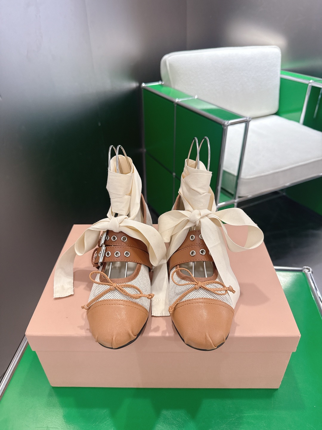 Miu Miu MiuMiu 缪缪 法式仙女芭蕾舞跳舞鞋‼