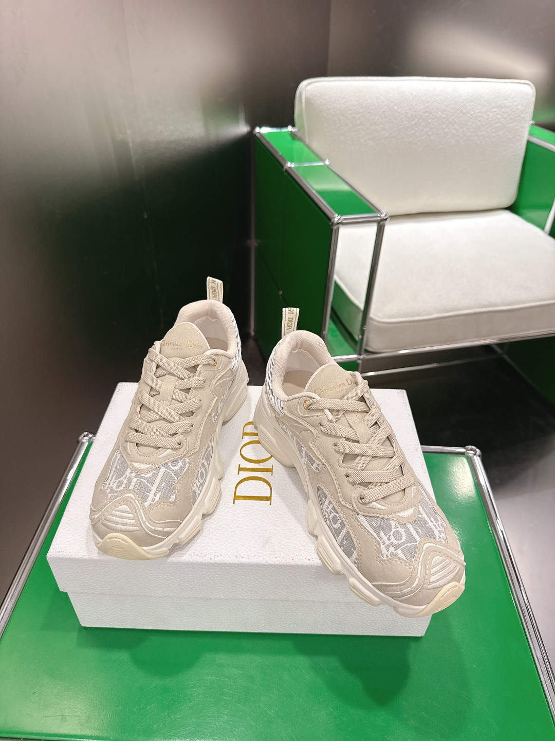 Dior Style White Leather Women's Shoes Lookbook Reference image 2