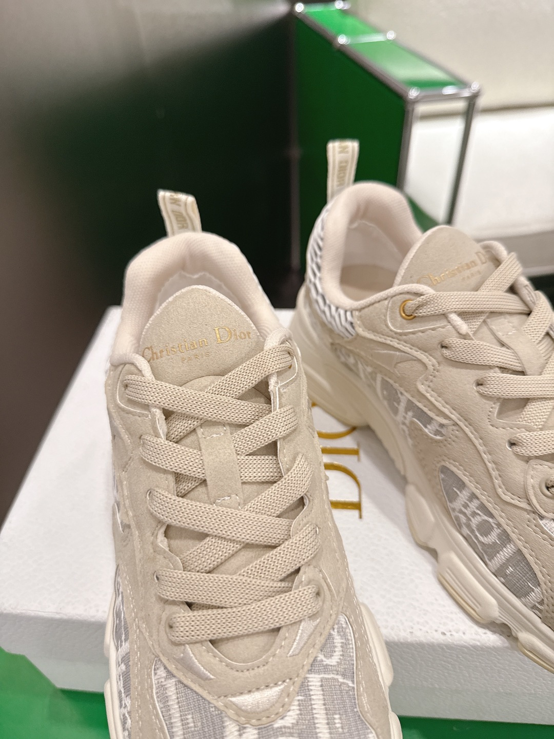 Dior Style White Leather Women's Shoes style reference detail image 8 from source 784993
