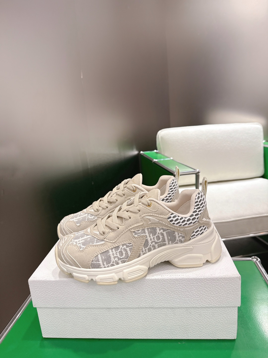 Dior Style White Leather Women's Shoes style reference detail image 4 from source 784993