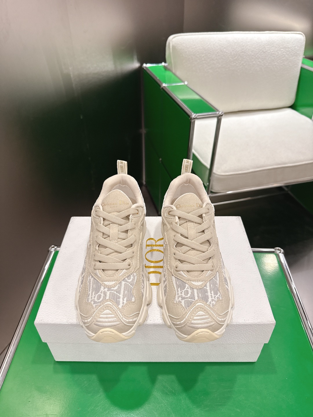 Dior Style White Leather Women's Shoes Lookbook Reference image 1