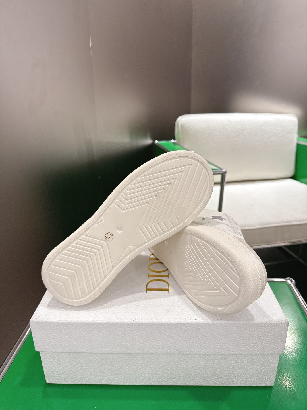 Dior Style White Leather Women's Shoes style reference detail image 9 from source 784958