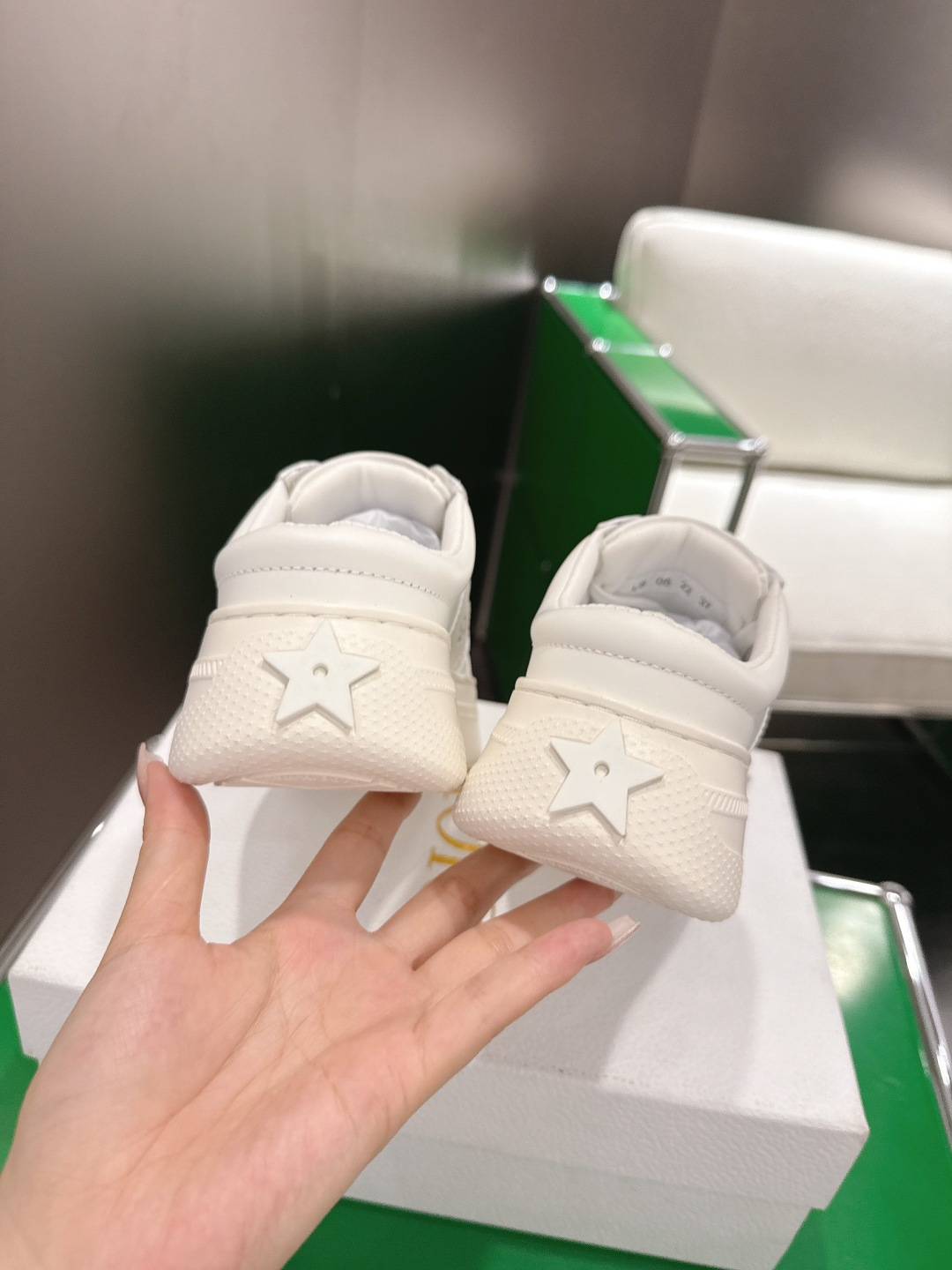 Dior Style White Leather Women's Shoes style reference detail image 8 from source 784958