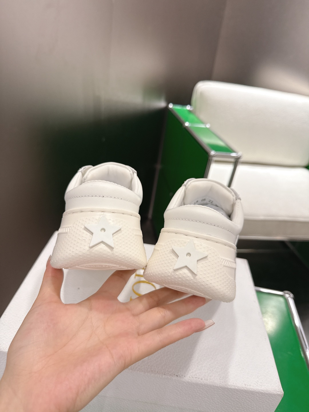 Dior Style White Leather Women's Shoes style reference detail image 8 from source 784959