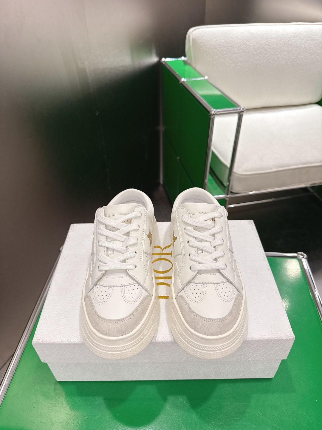Dior Style White Leather Women's Shoes Lookbook Reference image 1