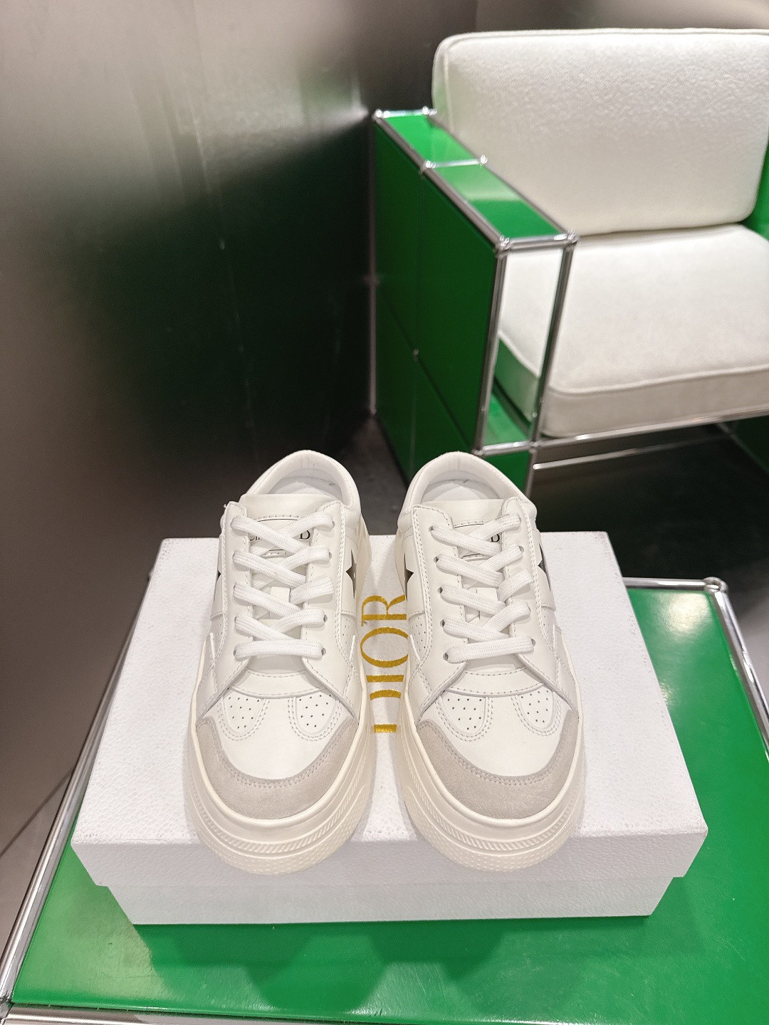 Dior Style White Leather Women's Shoes Lookbook Reference image 1