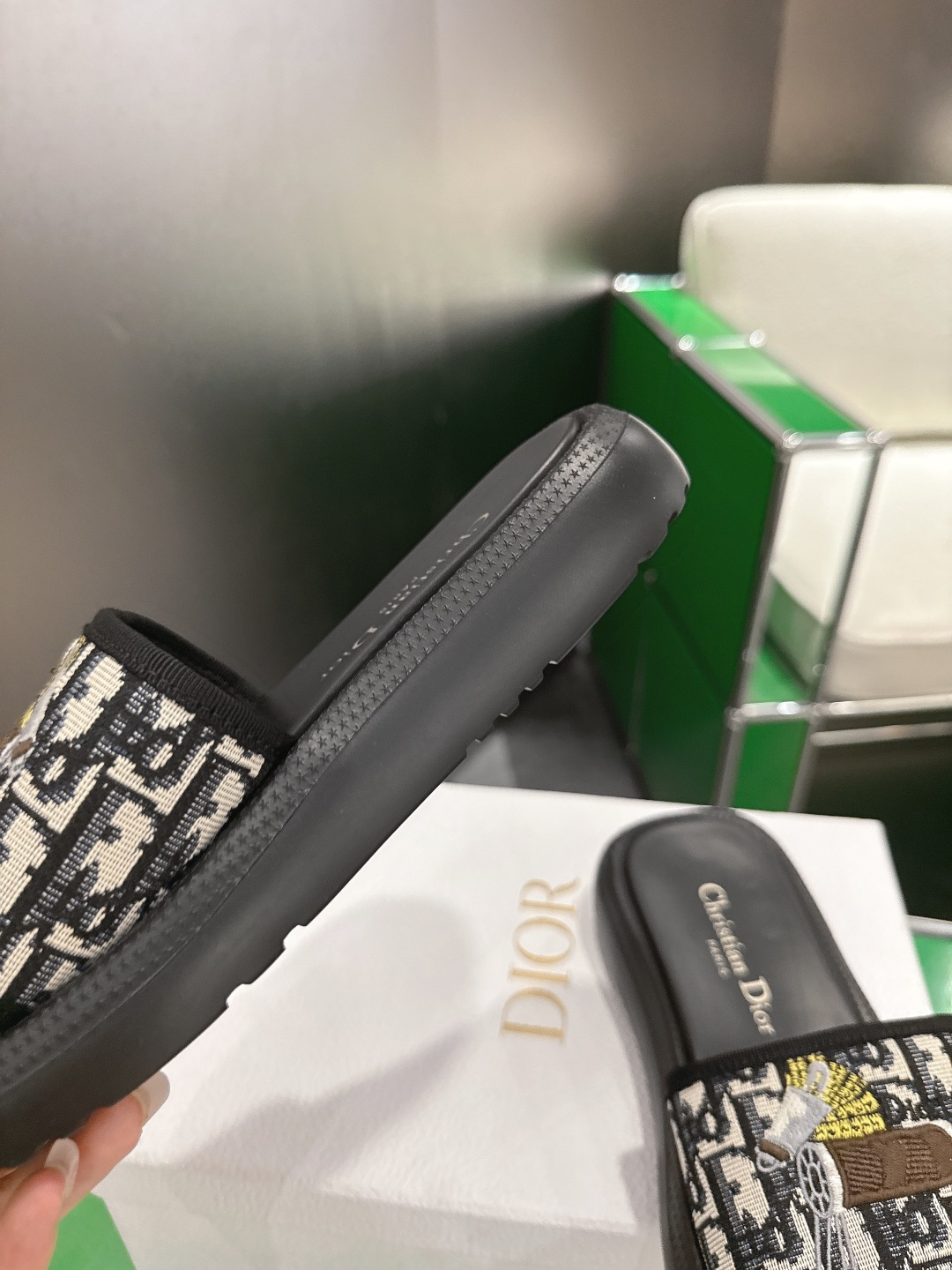 Dior 280 2026马年限定系列·童趣木马 刺绣厚底凉拖鞋‼