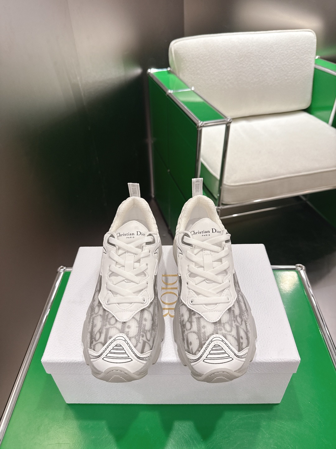 Dior Style White Leather Women's Shoes Lookbook Reference image 1