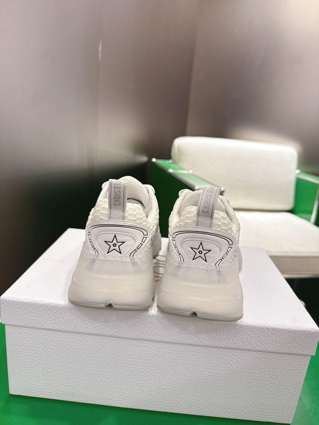 Dior Style White Leather Women's Shoes style reference detail image 8 from source 784994