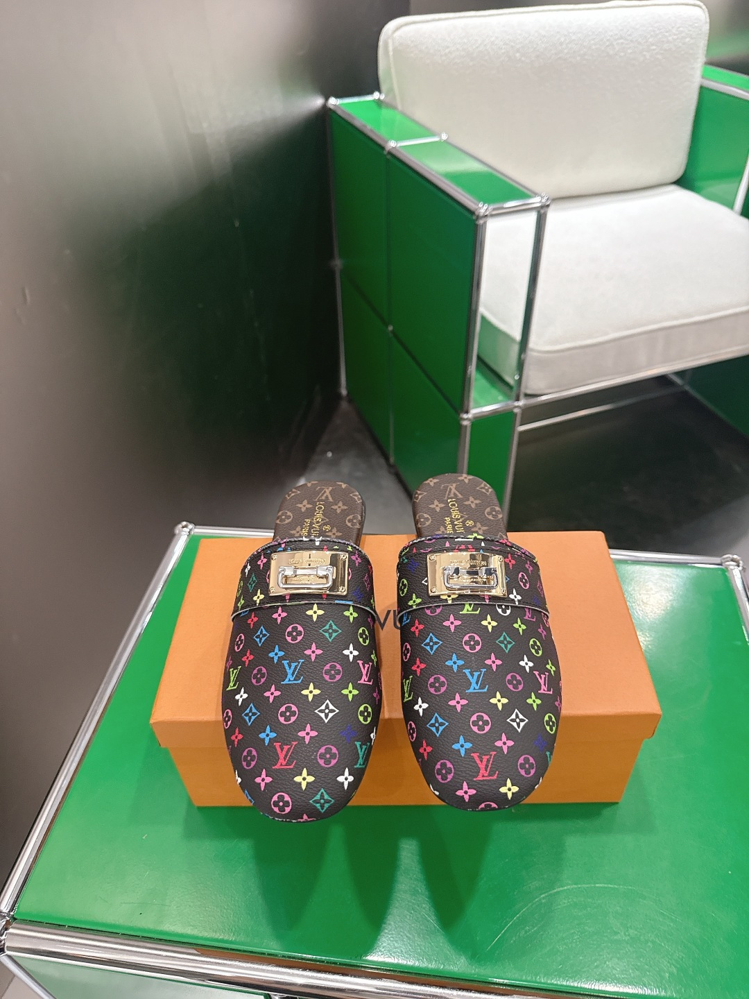 LV Style Black Leather Women's Shoes Lookbook Reference image 1