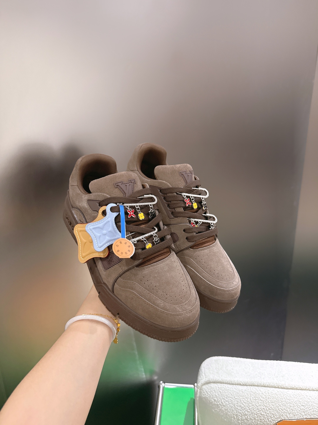 Louis Vuitton Vuiton 路易威登 新款 LV Trainer系列板鞋篮球鞋 ‼