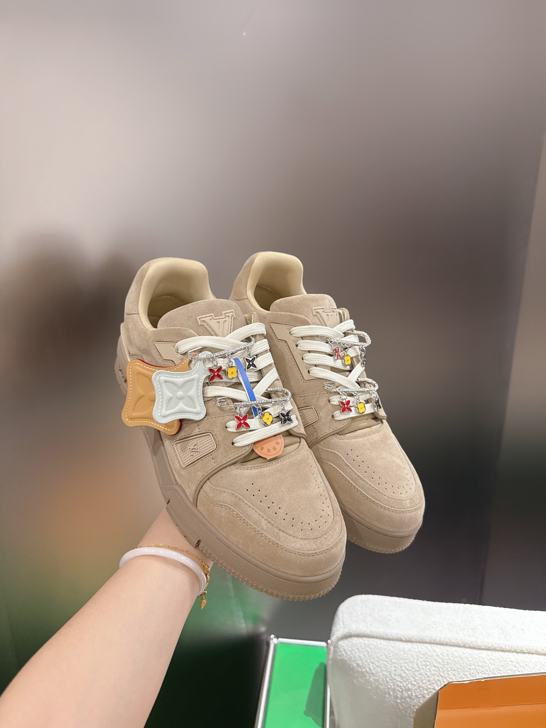 Louis Vuitton Vuiton 路易威登 新款 LV Trainer系列板鞋篮球鞋 ‼
