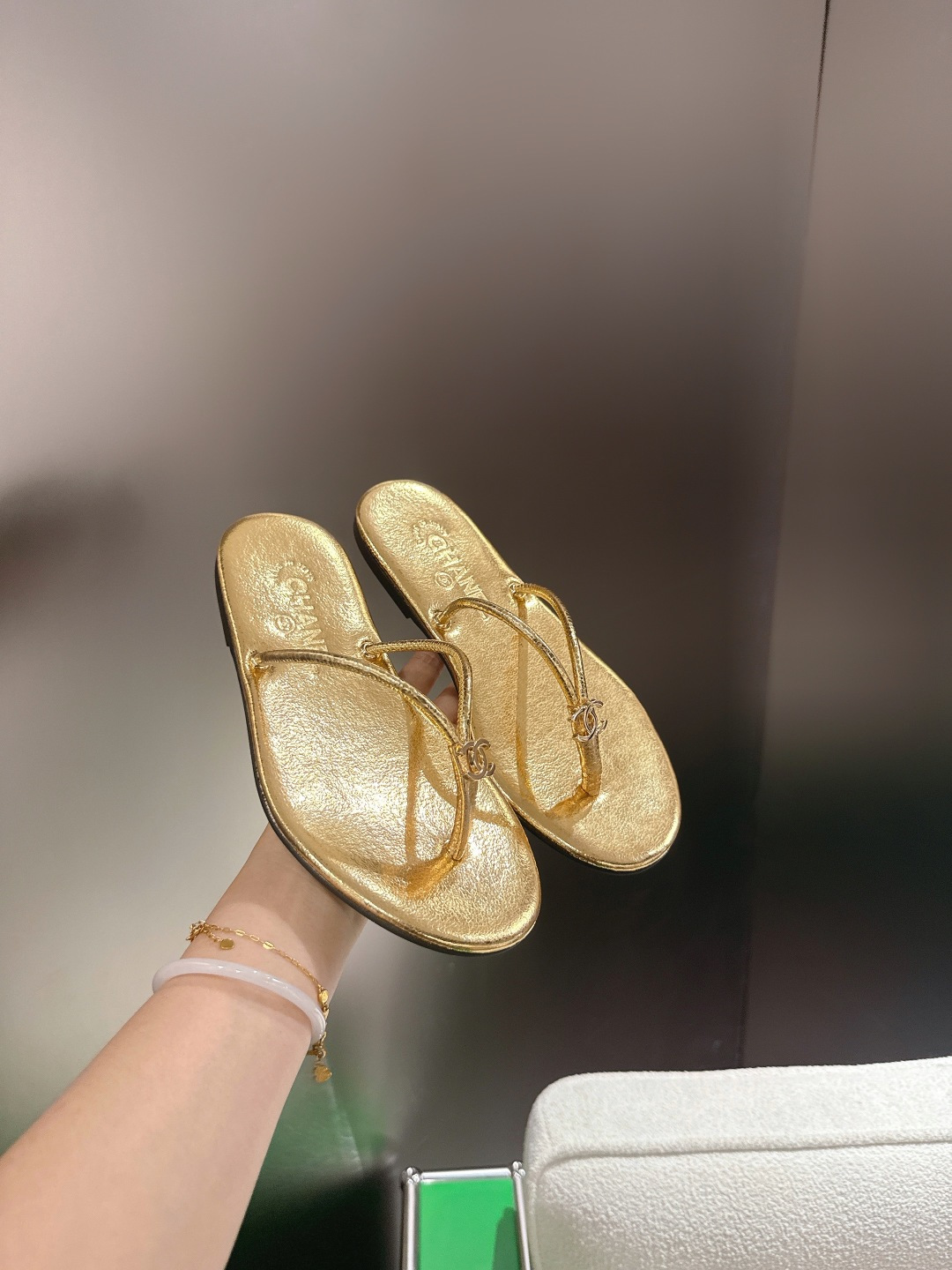 Chanel Style Leather Women's Shoes style reference detail image 5 from source 784216