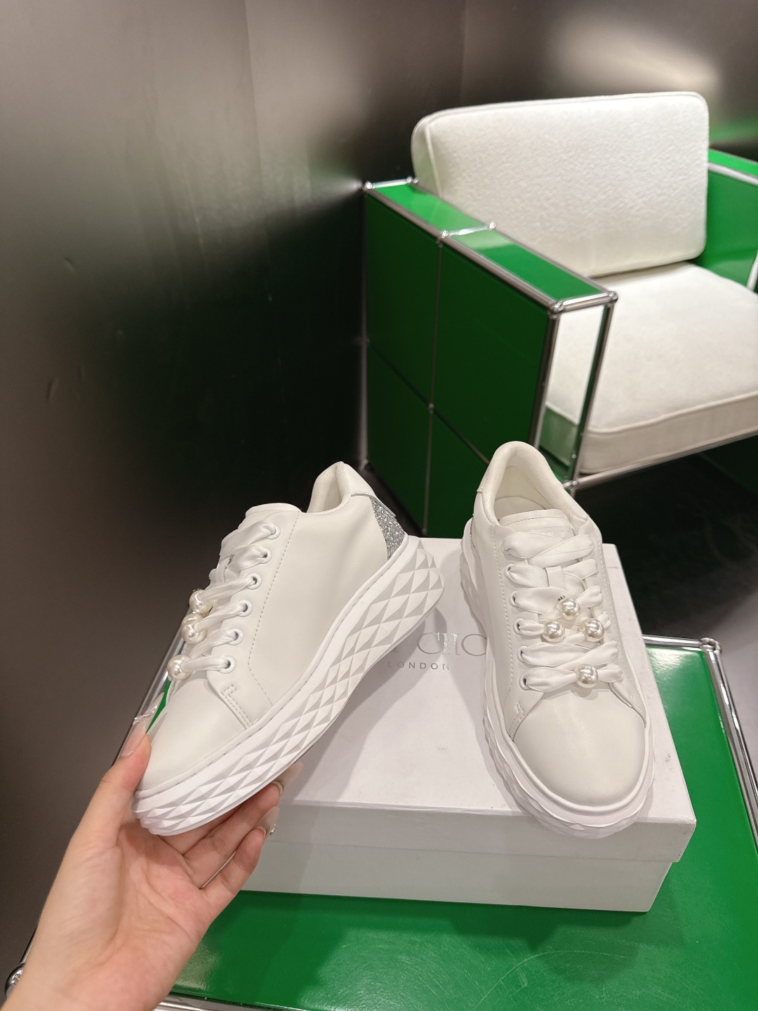 Jimmy Choo choo周仰杰 2026春夏Jc新款Diamond 运动鞋‼