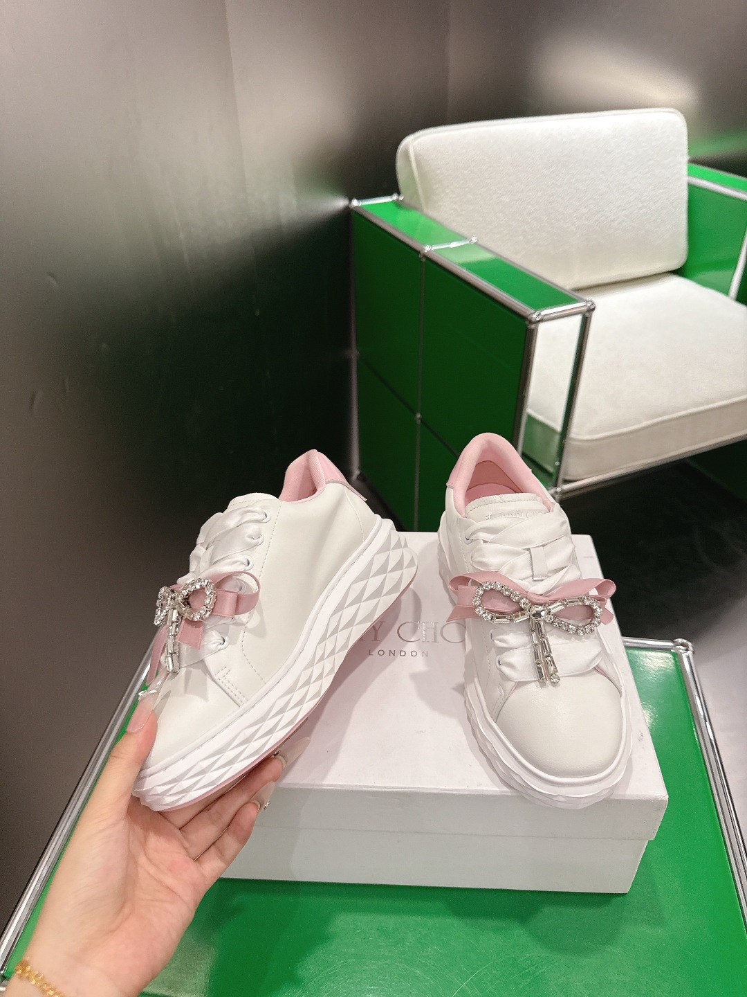 Jimmy Choo choo周仰杰 2026春夏Jc新款Diamond 运动鞋‼