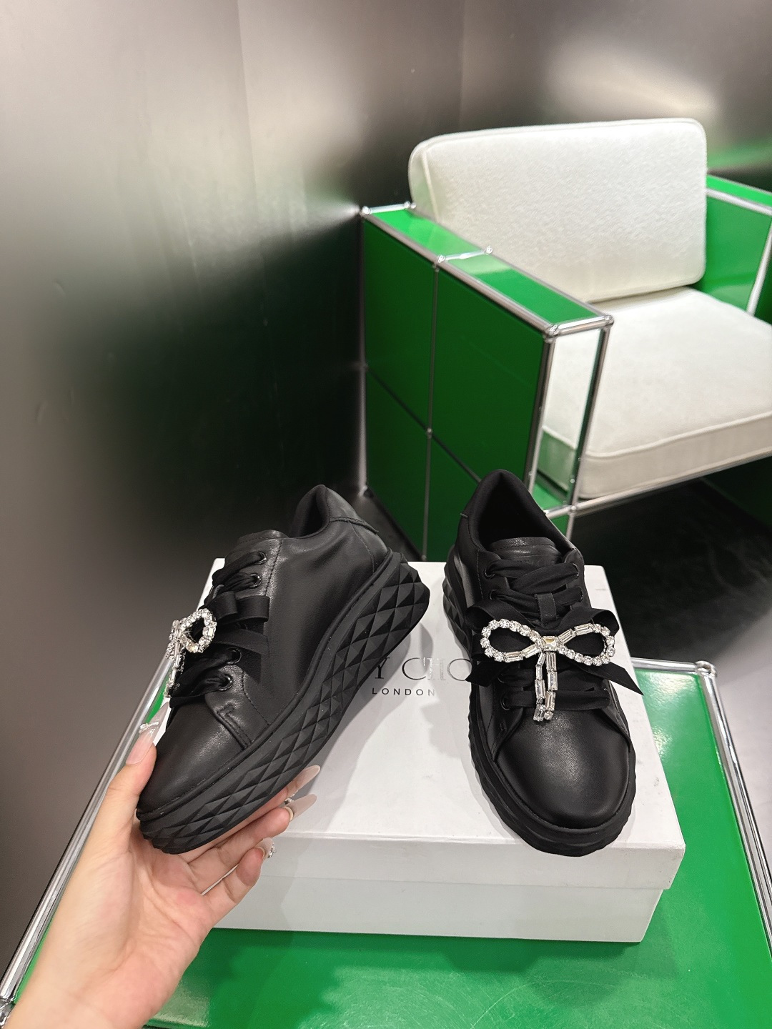Jimmy Choo choo周仰杰 2026春夏Jc新款Diamond 运动鞋‼