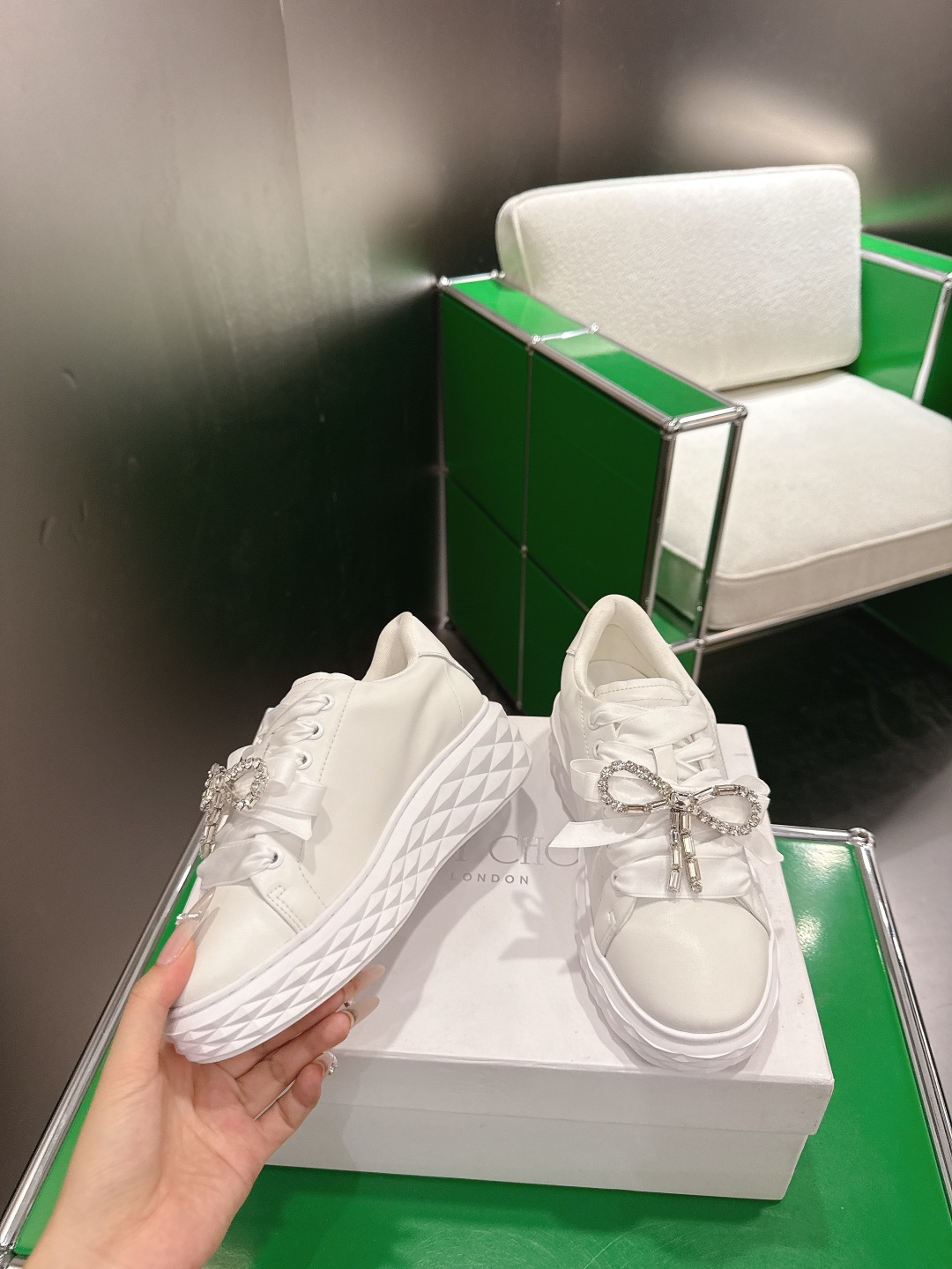 Jimmy Choo choo周仰杰 2026春夏Jc新款Diamond 运动鞋‼