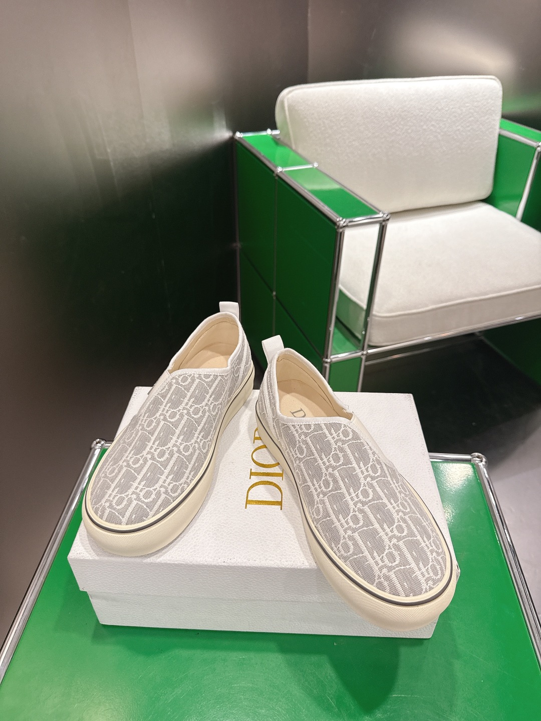 Женские кроссовки Dior Saltwind тканевые с узором