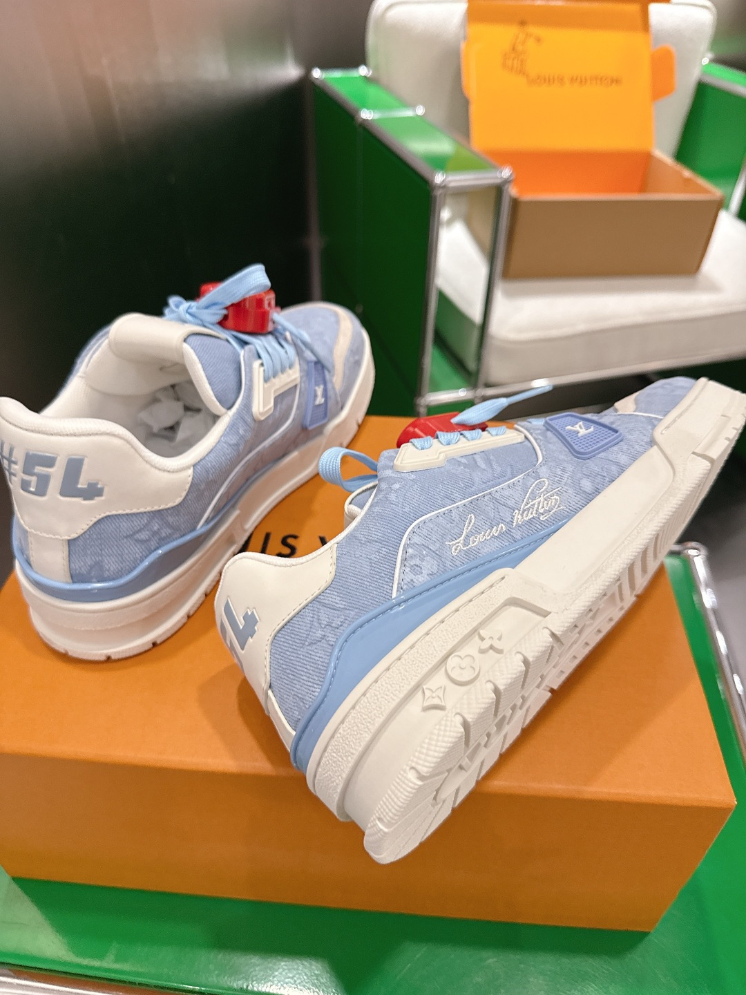 配饰60😀G2231-Louis Vuiton 路易威登 新款 LV Trainer系列板鞋篮球鞋 ‼️  本款 LV 