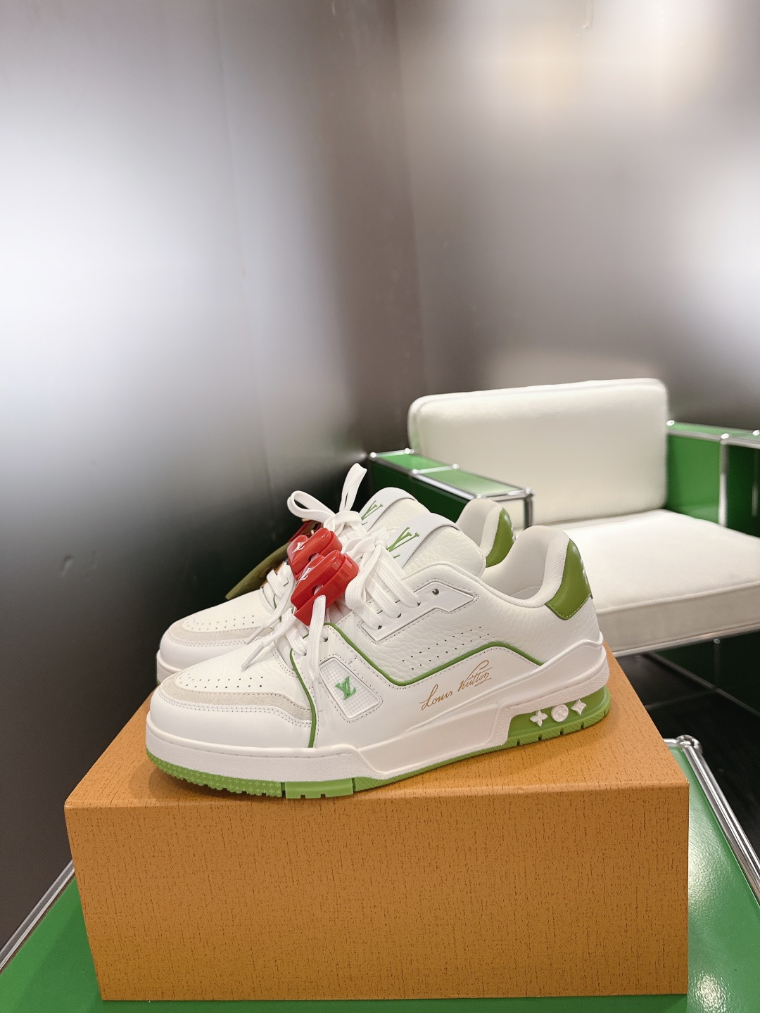 配饰60😀G2231-Louis Vuiton 路易威登 新款 LV Trainer系列板鞋篮球鞋 ‼️  本款 LV 