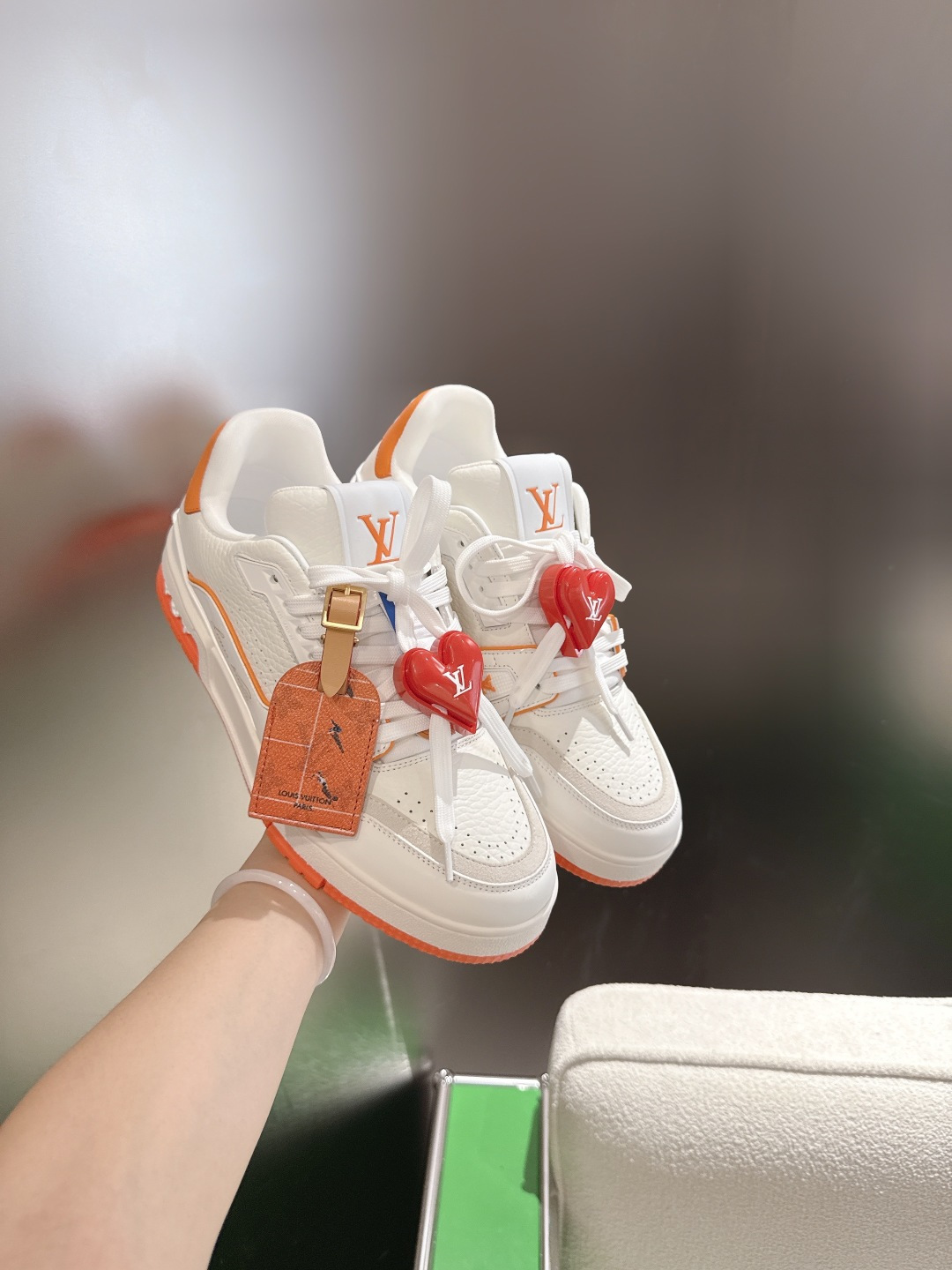 配饰60😀G2231-Louis Vuiton 路易威登 新款 LV Trainer系列板鞋篮球鞋 ‼️  本款 LV 