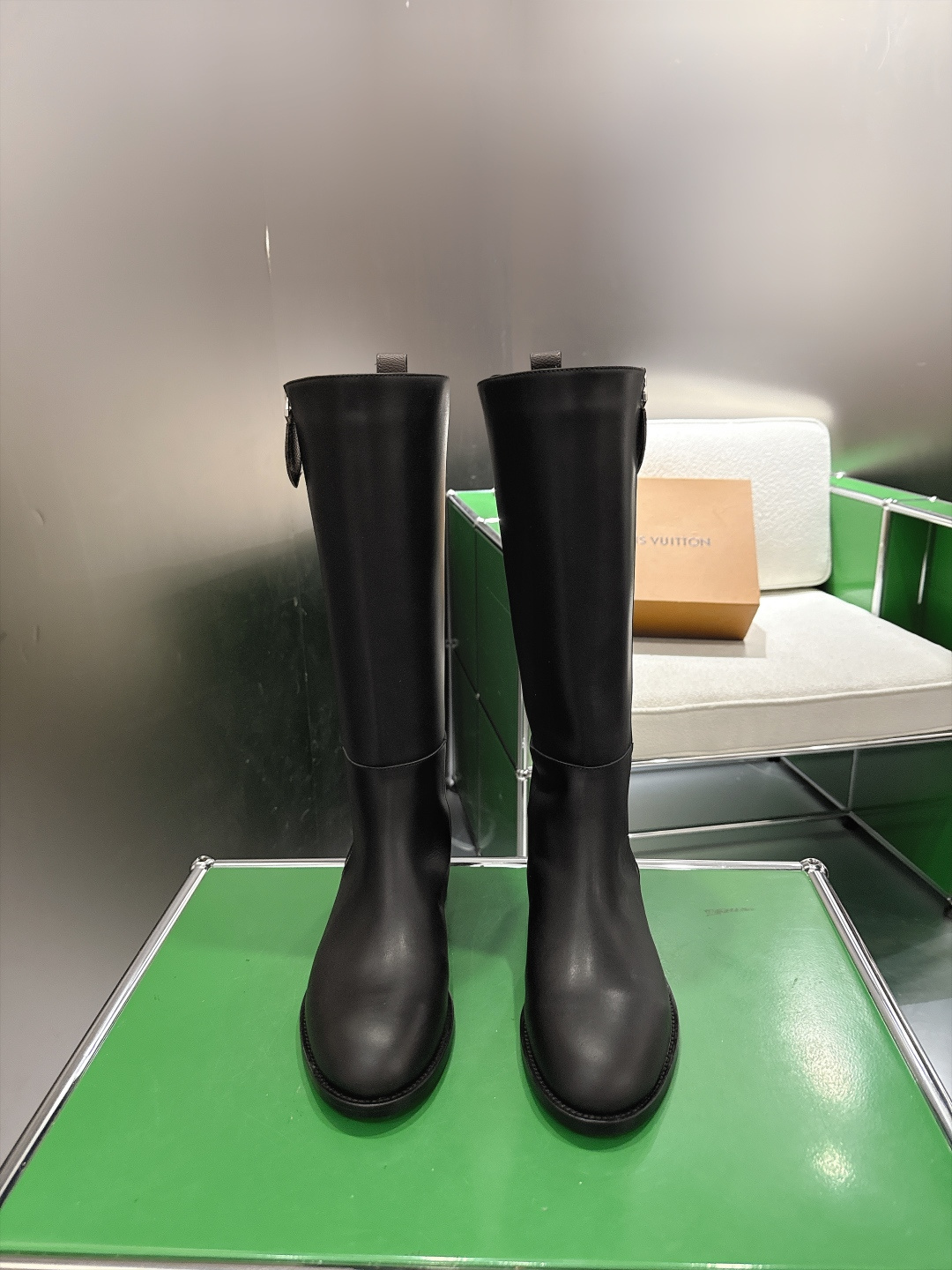 Louis Vuitton Black Tall Boots