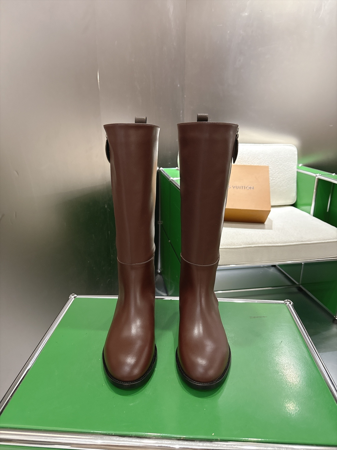 Louis Vuitton Brown Tall Boots