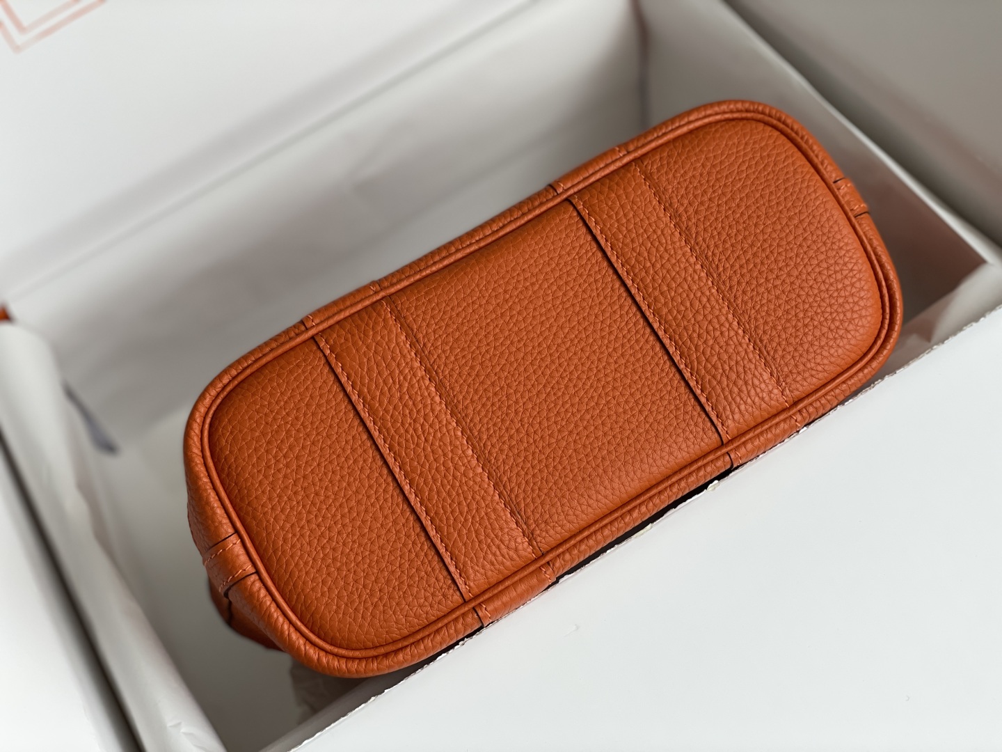 Hermès Garden Party Mini Orange Tote Bag, Hand-stitched N Togo Leather 5 cmp i1744187090809 5108 0 3