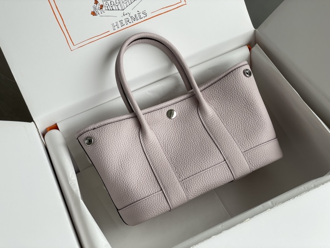 Hermès Garden Party Mini Handbag Dreamy Pink Purple N Togo Leather Tote 1 Hermès Garden Party Mini Handbag Dreamy Pink Purple N Togo Leather Tote