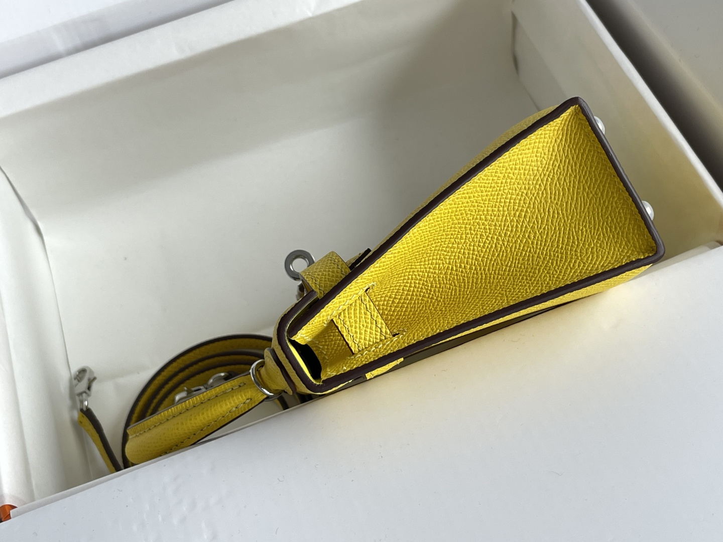 Hermes Mini Kelly II Yellow mini crossbody everyday