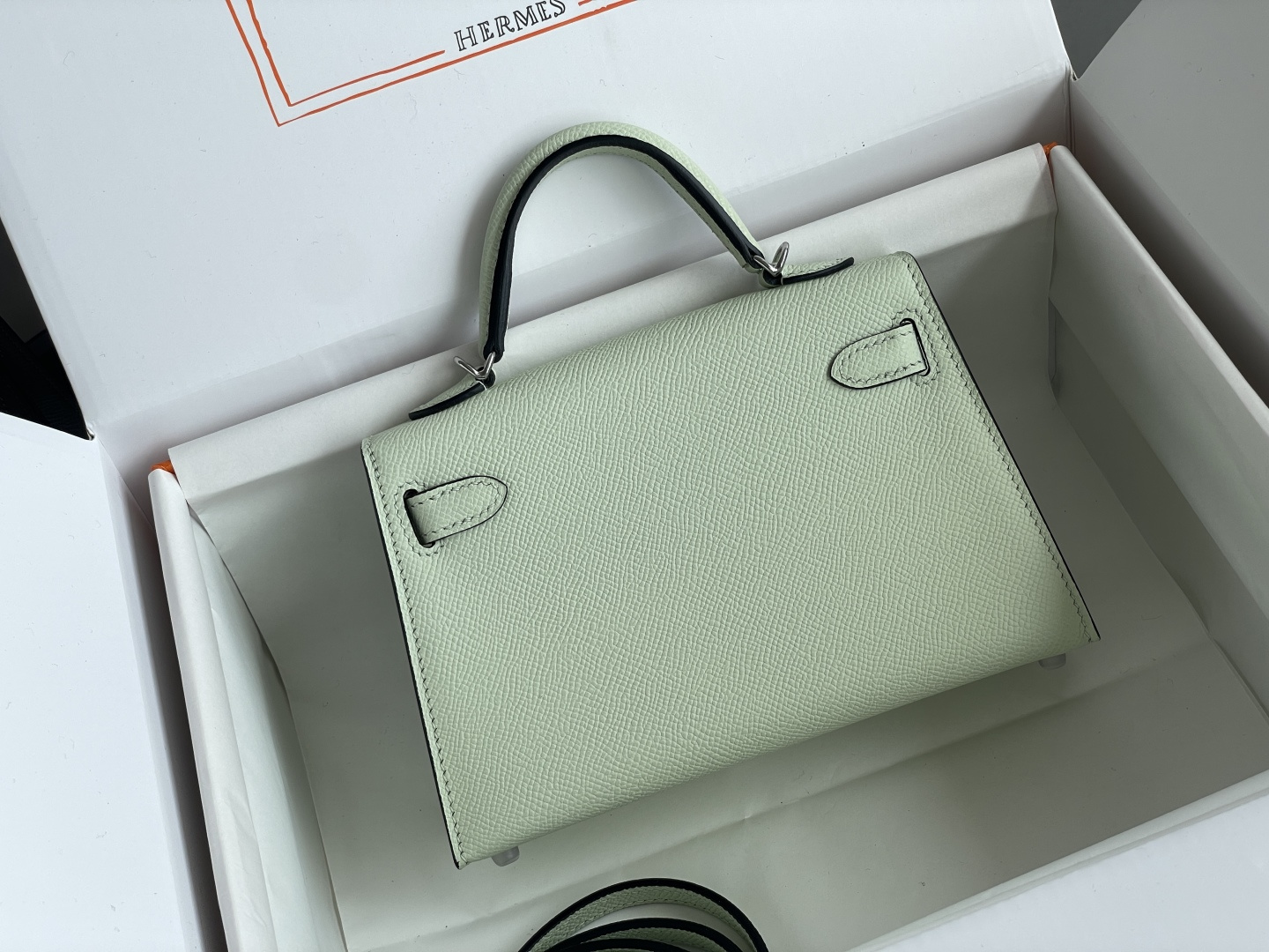 Hermes Kelly Mint Green mini crossbody everyday
